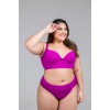 Conjunto plus size de microfibra com efeito redulip e calcinha tanga