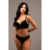 Conjunto de renda com strass
