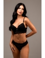 Conjunto de renda com strass