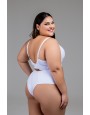 Conjunto plus size de microfibra e renda com calcinha hot pant tanga 