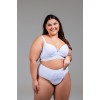 Conjunto plus size de microfibra e renda com calcinha hot pant tanga 