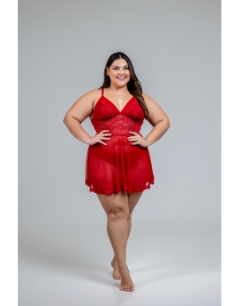 Camisola plus size sem bojo e sem aro de tule e re..