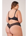 Conjunto plus size sem bojo e com aro de renda 